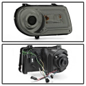 Chrysler 300C 05-10 Projector Headlights - LED DRL - Smoke - High/Low H7 (Included) Spyder Auto