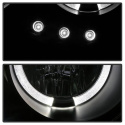 Chrysler 300C 05-10 Projector Headlights - LED Halo - LED ( Replaceable LEDs ) - Black - Spyder Auto