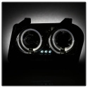 Chrysler 300 05-08 Projector Headlights - LED Halo - LED ( Replaceable LEDs ) - Smoke - Spyder Auto