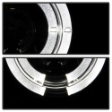 Chevy Camaro 10-13 Projector Headlights Dual Halo - LED Halo - Black - High/Low H7 (Included) Spyder Auto
