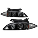 Chevy Cavalier 95-99 Projector Headlights - LED Halo - replaceanle LEDs - Black Spyder Auto