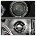 Chevy Cavalier 95-99 Projector Headlights - LED Halo - replaceanle LEDs - Black Spyder Auto