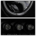 GMC Sierra 1500/2500/3500 99-06 CCFL Halo - LED ( Replaceable LEDs ) - Black Smoke - High 9005 (Not Included) - Low 9006 (Included) Spyder Auto