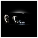 GMC Sierra 1500/2500/3500 99-06 LED Halo - LED ( Replaceable LEDs ) - Black - High 9005 (Not Included) - Low 9006 (Included) Spyder Auto