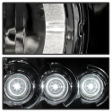 GMC Sierra 1500/2500/3500 99-06 LED Halo - LED ( Replaceable LEDs ) - Chrome - High 9005 (Not Included) - Low 9006 (Included) Spyder Auto