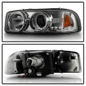 GMC Sierra 1500/2500/3500 99-06 LED Halo - LED ( Replaceable LEDs ) - Smoke - High 9005 (Not Included) - Low 9006 (Included) Spyder Auto