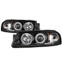 Chevy Impala 00-05 Projector Headlights - LED Halo - LED ( Replaceable LEDs ) - Black Spyder Auto