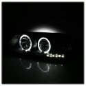 Chevy Impala 00-05 Projector Headlights - LED Halo - LED ( Replaceable LEDs ) - Black Spyder Auto