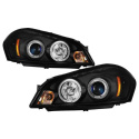Chevy Impala 06-13 / Chevy Monte Carlo 06-07 - Projector Headlights - LED Halo - LED ( Replaceable LEDs ) - Black Spyder Auto