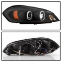Chevy Impala 06-13 / Chevy Monte Carlo 06-07 - Projector Headlights - LED Halo - LED ( Replaceable LEDs ) - Black Spyder Auto