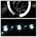 Chevy Impala 06-13 / Chevy Monte Carlo 06-07 - Projector Headlights - LED Halo - LED ( Replaceable LEDs ) - Black Spyder Auto