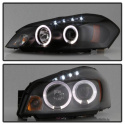 Chevy Impala 06-13 / Chevy Monte Carlo 06-07 - Projector Headlights - LED Halo - LED ( Replaceable LEDs ) - Black Spyder Auto
