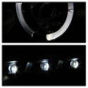 Chevy Impala 06-13 / Chevy Monte Carlo 06-07 - Projector Headlights - LED Halo - LED ( Replaceable LEDs ) - Black Smoke Spyder Auto