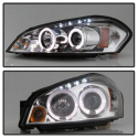 Chevy Impala 06-13 / Chevy Monte Carlo 06-07 - Projector Headlights - LED Halo - LED ( Replaceable LEDs ) - Chrome Spyder Auto