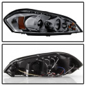 Chevy Impala 06-13 / Chevy Monte Carlo 06-07 - Projector Headlights - LED Halo - LED ( Replaceable LEDs ) - Smoke Spyder Auto