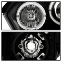 Chevy Malibu 04-07 Projector Headlights - LED Halo - LED ( Replaceable LEDs ) - Black Spyder Auto