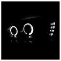Chevy Malibu 04-07 Projector Headlights - LED Halo - LED ( Replaceable LEDs ) - Black Spyder Auto