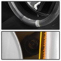 Chevy Silverado 1500/2500/3500 03-06 / Silverado / Avalanche LED Halo - LED ( Replaceable LEDs ) - Amber Reflector - Black - Hig Spyder Auto