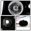 Chevy Silverado 1500/2500/3500 07-13 Projector Headlights - LED Halo - LED ( Replaceable LEDs ) - Black Spyder Auto