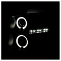 Chevy Silverado 1500/2500/3500 07-13 Projector Headlights - LED Halo - LED ( Replaceable LEDs ) - Black Spyder Auto