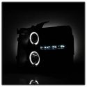 Chevy Silverado 1500/2500/3500 07-13 Projector Headlights - LED Halo - LED ( Replaceable LEDs ) - Black Smoke Spyder Auto