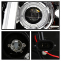 Chevy Silverado 1500/2500/3500 07-13 Projector Headlights - LED Halo - LED ( Replaceable LEDs ) - Chrome Spyder Auto