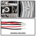 Chevy Silverado 1500/2500/3500 07-13 Projector Headlights - LED Halo - LED ( Replaceable LEDs ) - Chrome Spyder Auto