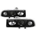 Chevy S10 98-04 / Chevy Blazer 98-05 Projector Headlights - LED Halo - Black - High 9005 (Not Included) - Low H1 (Included) Spyder Auto
