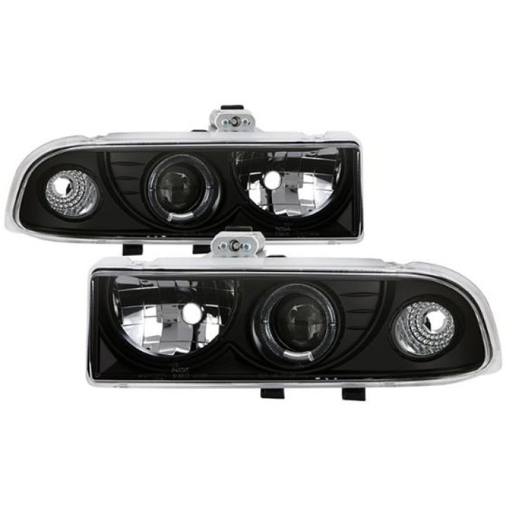 Chevy S10 98-04 / Chevy Blazer 98-05 Projector Headlights - LED Halo - Black - High 9005 (Not Included) - Low H1 (Included) Spyder Auto in the group Select car model / Chevrolet / S10 / Styling at DDESIGN Scandinavia AB (PRO-YD-CS1098-BK)