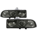 Chevy S10 98-04 / Chevy Blazer 98-05 Projector Headlights - LED Halo - Smoke - High 9005 (Not Included) - Low H1 (Included) Spyder Auto
