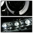 Chevy Suburban 1500/2500 07-14 / Chevy Tahoe 07-14 / Avalanche 07-14 Projector Headlights - LED Halo - LED ( Replaceable LEDs ) - Chrome Spyder Auto