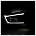 Dodge Charger 11-14 Projector Headlights Light Tube DRL - Black Spyder Auto