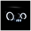 Dodge Dakota 97-04 / Durango 98-03 1PC Projector Headlights - CCFL Halo - LED ( Replaceable LEDs ) - Black Spyder Auto