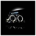 Dodge Magnum 05-07 Projector Headlights - LED Halo - LED ( Replaceable LEDs ) - Chrome - Spyder Auto