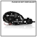 Dodge Neon 00-02 Projector Headlights - LED Halo - LED ( Replaceable LEDs ) - Black Spyder Auto