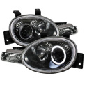 Dodge Neon 95-99 / Plymouth Neon 95-99 Projector Headlights - LED Halo - Black Spyder Auto