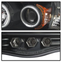 Dodge Ram 1500 02-05 / Ram 2500/3500 03-05 Projector Headlights - CCFL Halo - LED ( Replaceable LEDs ) - Black Spyder Auto