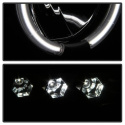 Dodge Ram 1500 02-05 / Ram 2500/3500 03-05 Projector Headlights - CCFL Halo - LED ( Replaceable LEDs ) - Black Smoke Spyder Auto