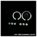 Dodge Ram 1500 02-05 / Ram 2500/3500 03-05 Projector Headlights - LED Halo - LED ( Replaceable LEDs ) - Black Smoke Spyder Auto