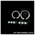 Dodge Ram 1500 02-05 / Ram 2500/3500 03-05 Projector Headlights - LED Halo - LED ( Replaceable LEDs ) - Smoke Spyder Auto