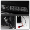 Dodge Ram 1500 06-08 / Ram 2500/3500 06-09 Projector Headlights - CCFL Halo - LED ( Replaceable LEDs ) - Black Smoke Spyder Auto