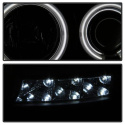 Dodge Ram 1500 06-08 / Ram 2500/3500 06-09 Projector Headlights - CCFL Halo - LED ( Replaceable LEDs ) - Black Smoke Spyder Auto