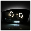 Dodge Ram 1500 06-08 / Ram 2500/3500 06-09 Projector Headlights - LED Halo - LED ( Replaceable LEDs ) - Black Spyder Auto