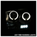 Dodge Ram 1500 06-08 / Ram 2500/3500 06-09 Projector Headlights - LED Halo - LED ( Replaceable LEDs ) - Black Spyder Auto