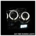 Dodge Ram 1500 06-08 / Ram 2500/3500 06-09 Projector Headlights - LED Halo - LED ( Replaceable LEDs ) - Chrome Spyder Auto