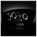 Dodge Ram 1500 06-08 / Ram 2500/3500 06-09 Projector Headlights - LED Halo - LED ( Replaceable LEDs ) - Smoke Spyder Auto