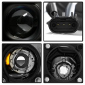 Dodge Ram 1500 06-08 / Ram 2500/3500 06-09 Version 2 Projector Headlights - Light Bar DRL - Black Spyder Auto