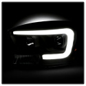 Dodge Ram 1500 06-08 / Ram 2500/3500 06-09 Version 2 Projector Headlights - Light Bar DRL - Black Spyder Auto
