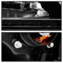 Dodge Ram 1500 09-14 / Ram 2500/3500 10-14 Projector Headlights - Halogen Model Only CCFL Halo - LED ( Non Replaceable LEDs ) - Black Spyder Auto