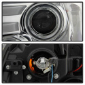 Dodge Ram 09-12 Projector Headlights - Light Bar DRL - Chrome Spyder Auto